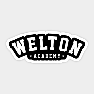 born in welton Sticker